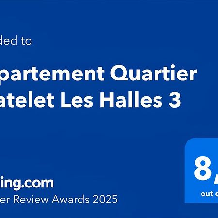 Appartement Quartier Chatelet Les Halles 3 Free Netflix باريس المظهر الخارجي الصورة